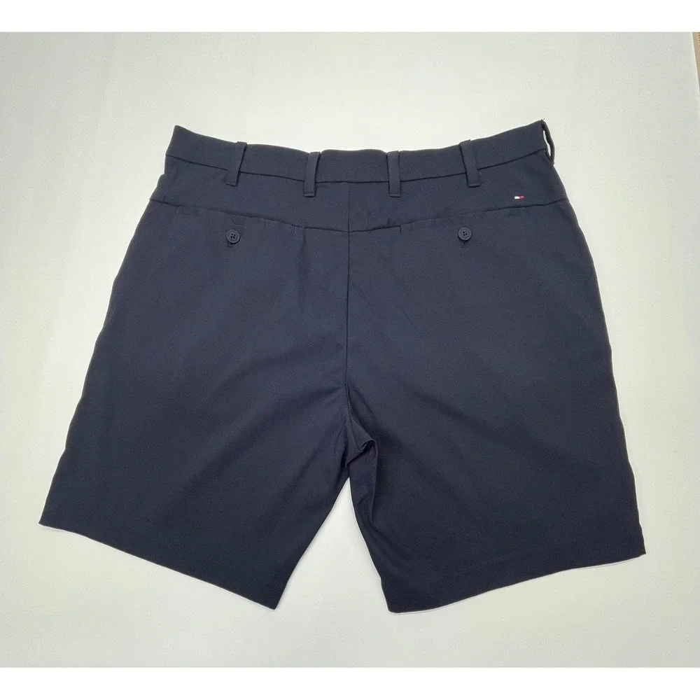 Tommy‎ Hilfiger Mens Navy Blue Performance Golf Shorts Size 36 Preppy Sporty